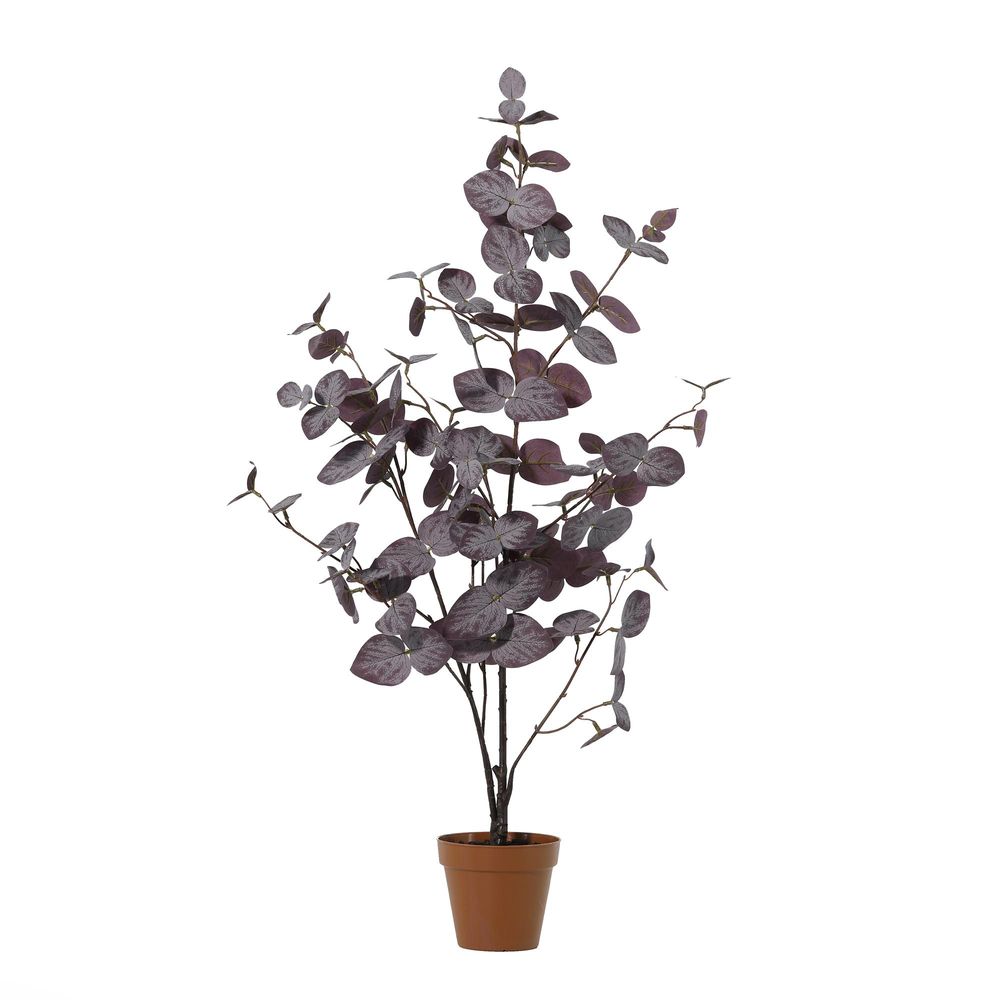 Eucalyptus violet - 86cm - ø13cm - plante artificielle