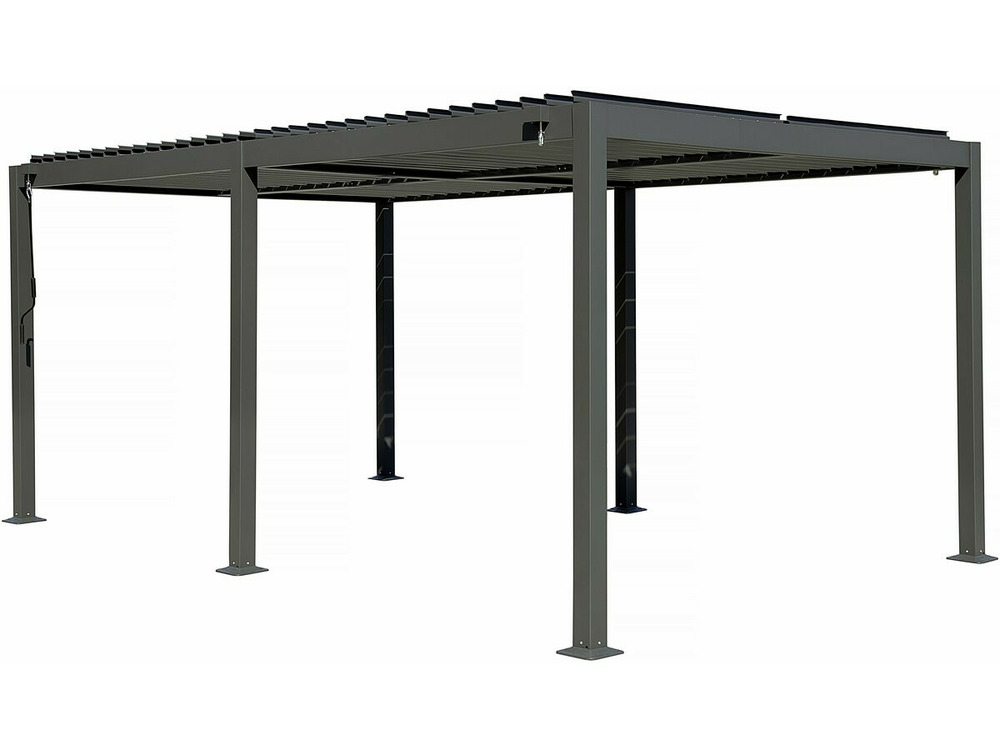 Pergola bioclimatique autoportante en aluminium 