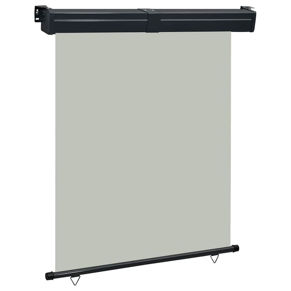 Auvent latéral de balcon 145x250 cm gris
