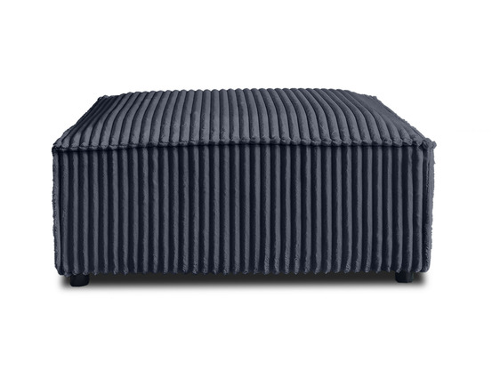 Stella - pouf - en velours côtelé grosses côtes