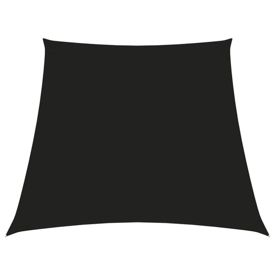 Voile de parasol tissu oxford trapèze 3/4x3 m noir
