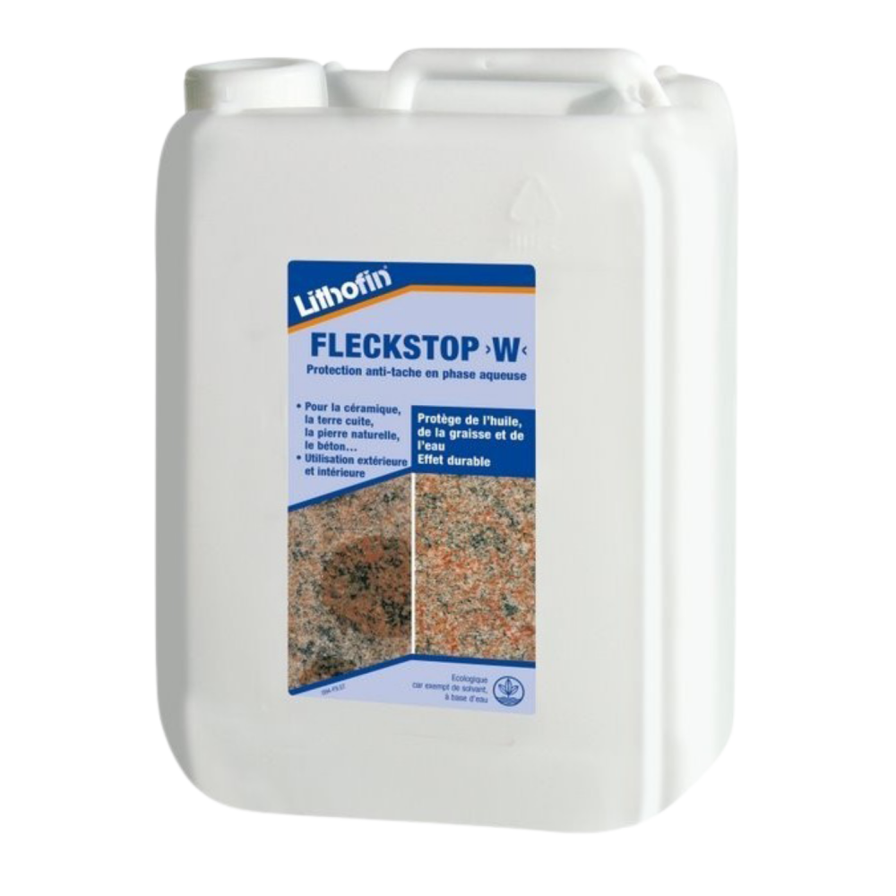 Lithofin fleckstop w - traitement hydrofuge anti-taches pierre naturelle 5l