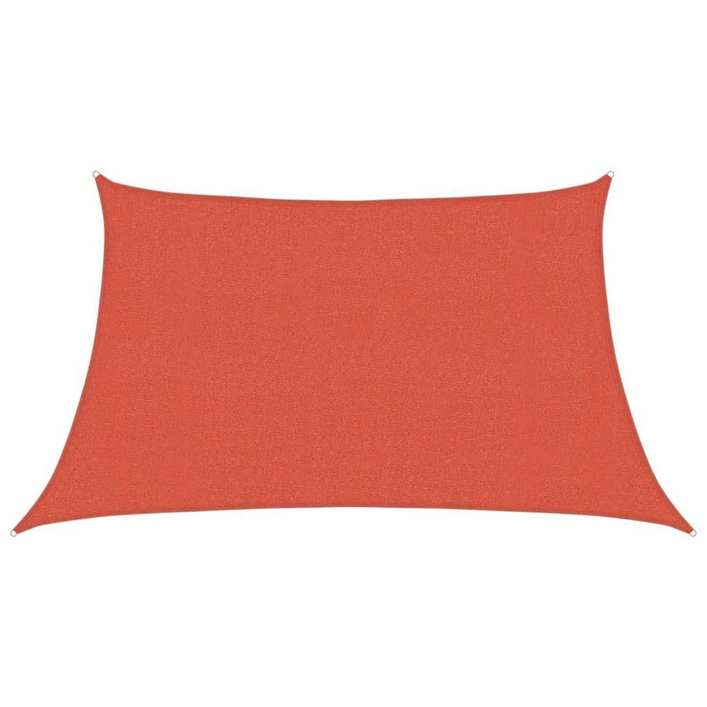 Voile d'ombrage 160 g/m² terre cuite 3/4x2 m pehd
