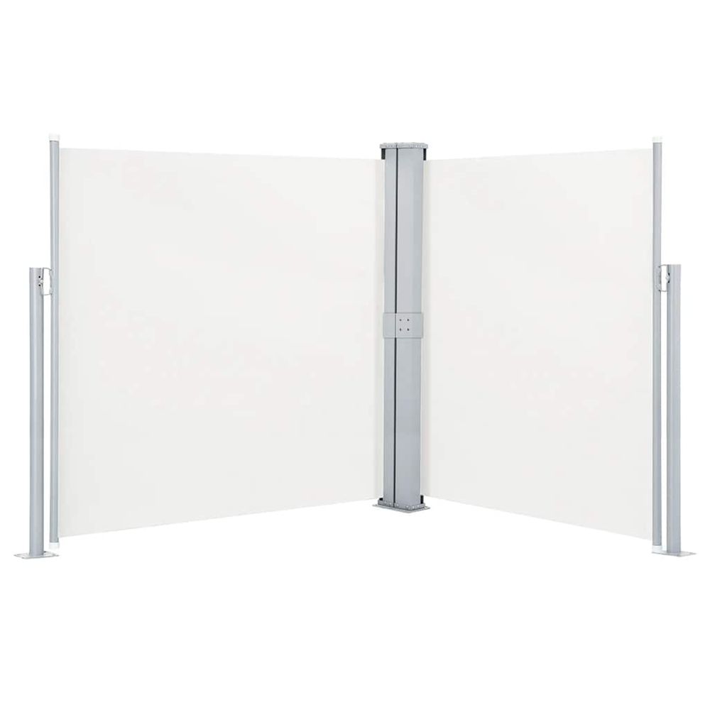 Brise vue latÃ©ral rÃ©tractable CrÃšme 140 x