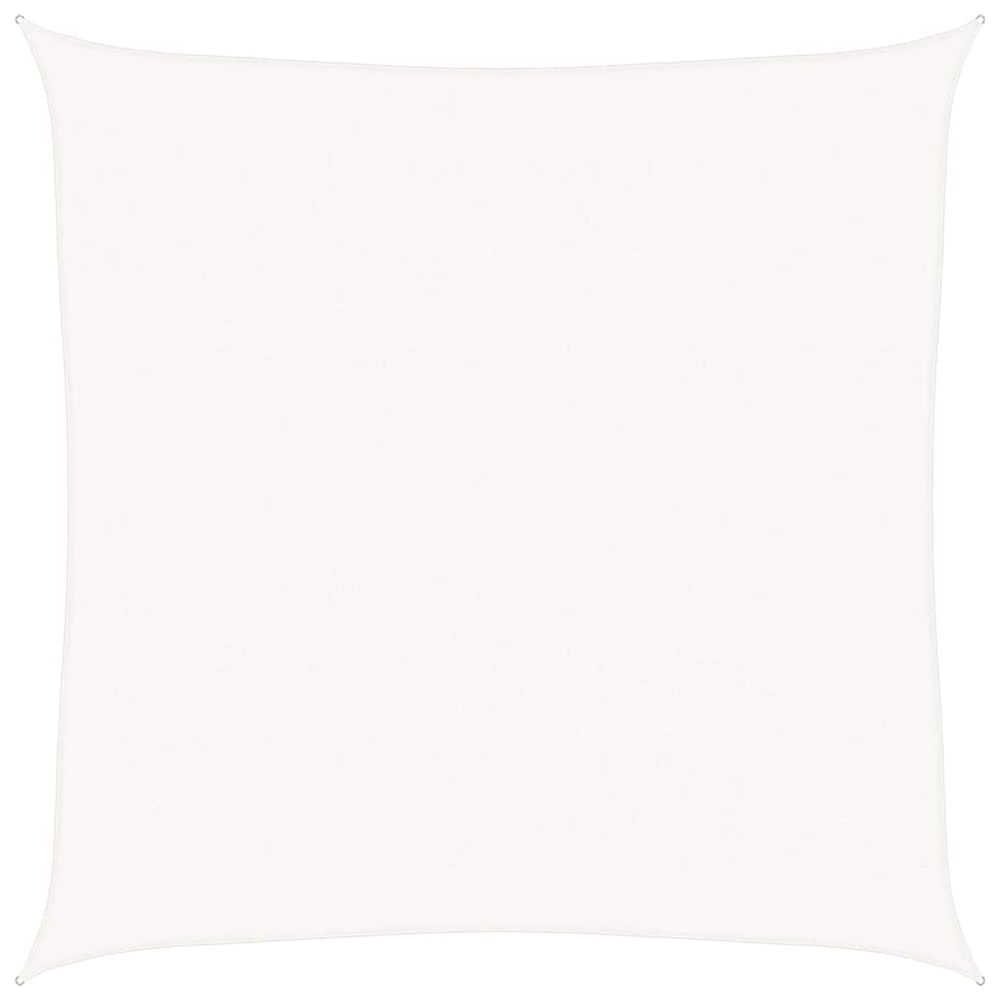 Voile d'ombrage 160 g/m² blanc 6x6 m pehd
