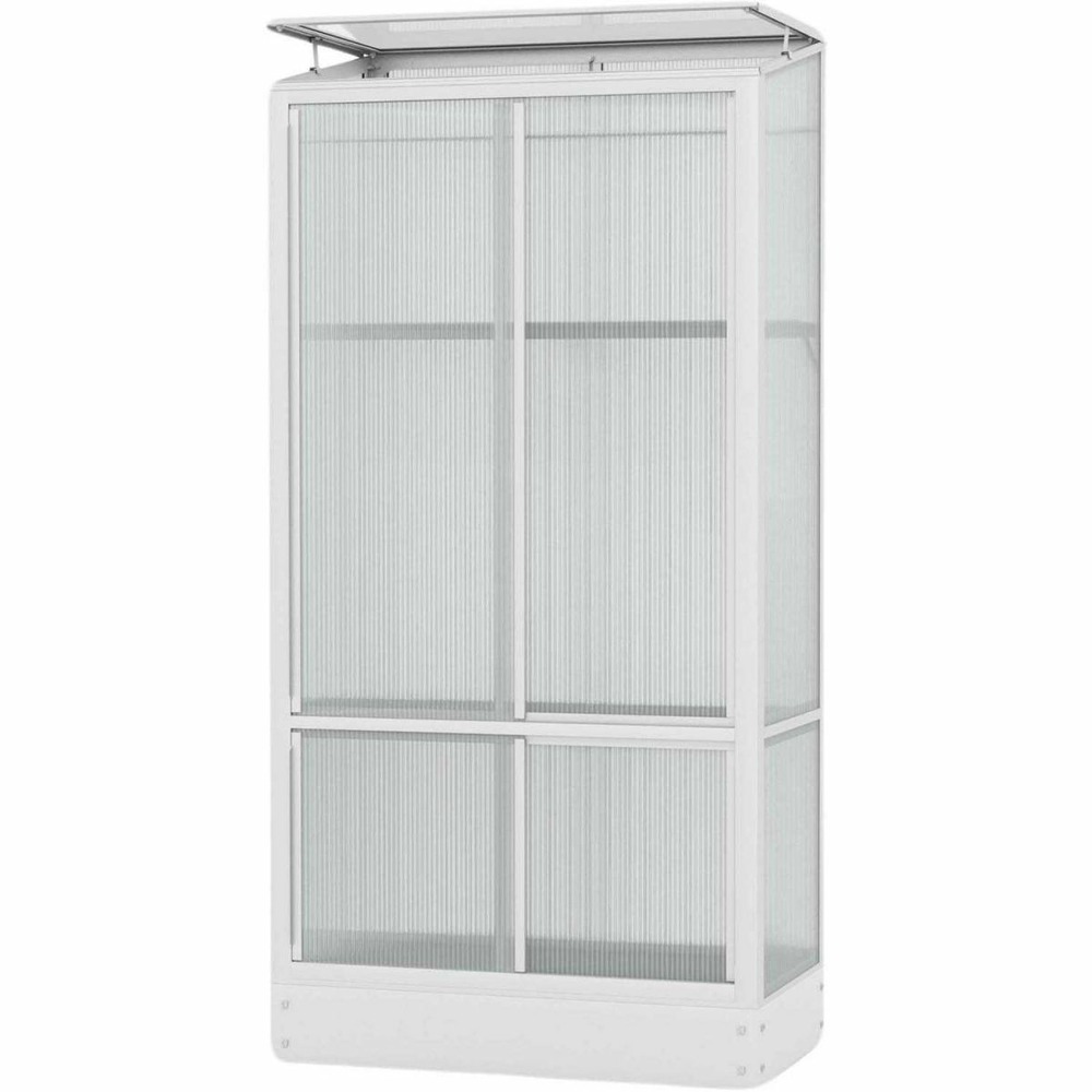 Serre de balcon en polycarbonate 4 mm et aluminium polis