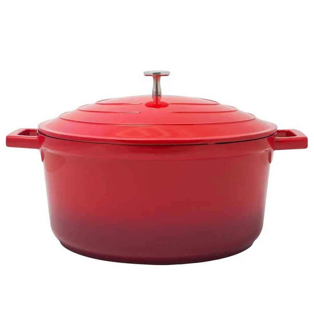 Cocotte ronde fonte alu 24cm 4,65l tous système de cuisson