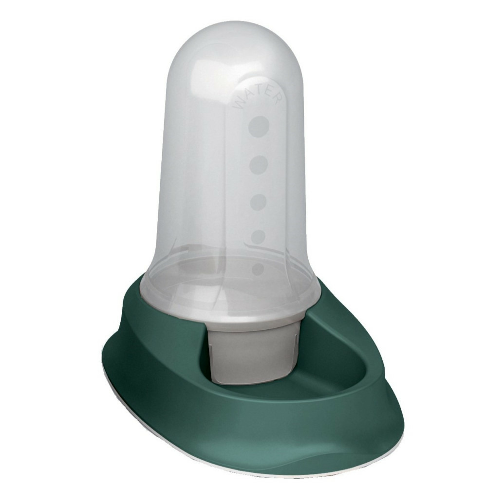 Distributeur mixte 3.5 litres eau ou croquettes vert antidérapant pour chie