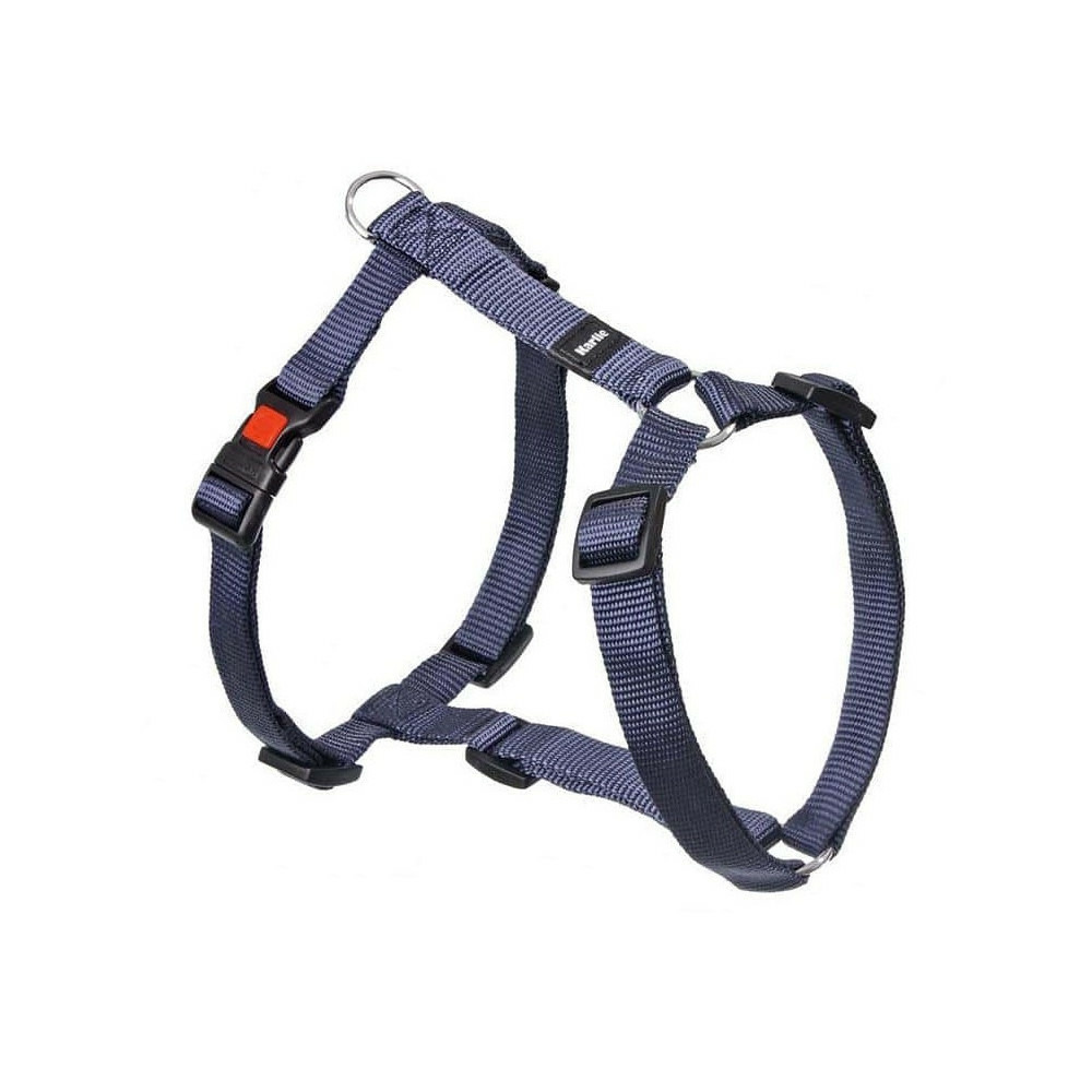Harnais h ziggi xxl cou 60 -85 cm 25 mm bleu granite pour chien