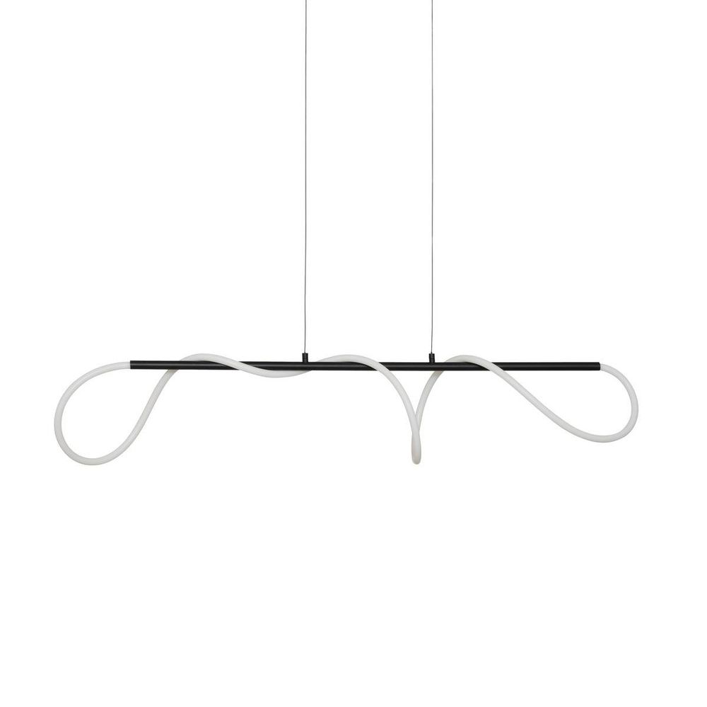 Suspension siveo oblong 25x140cm noir