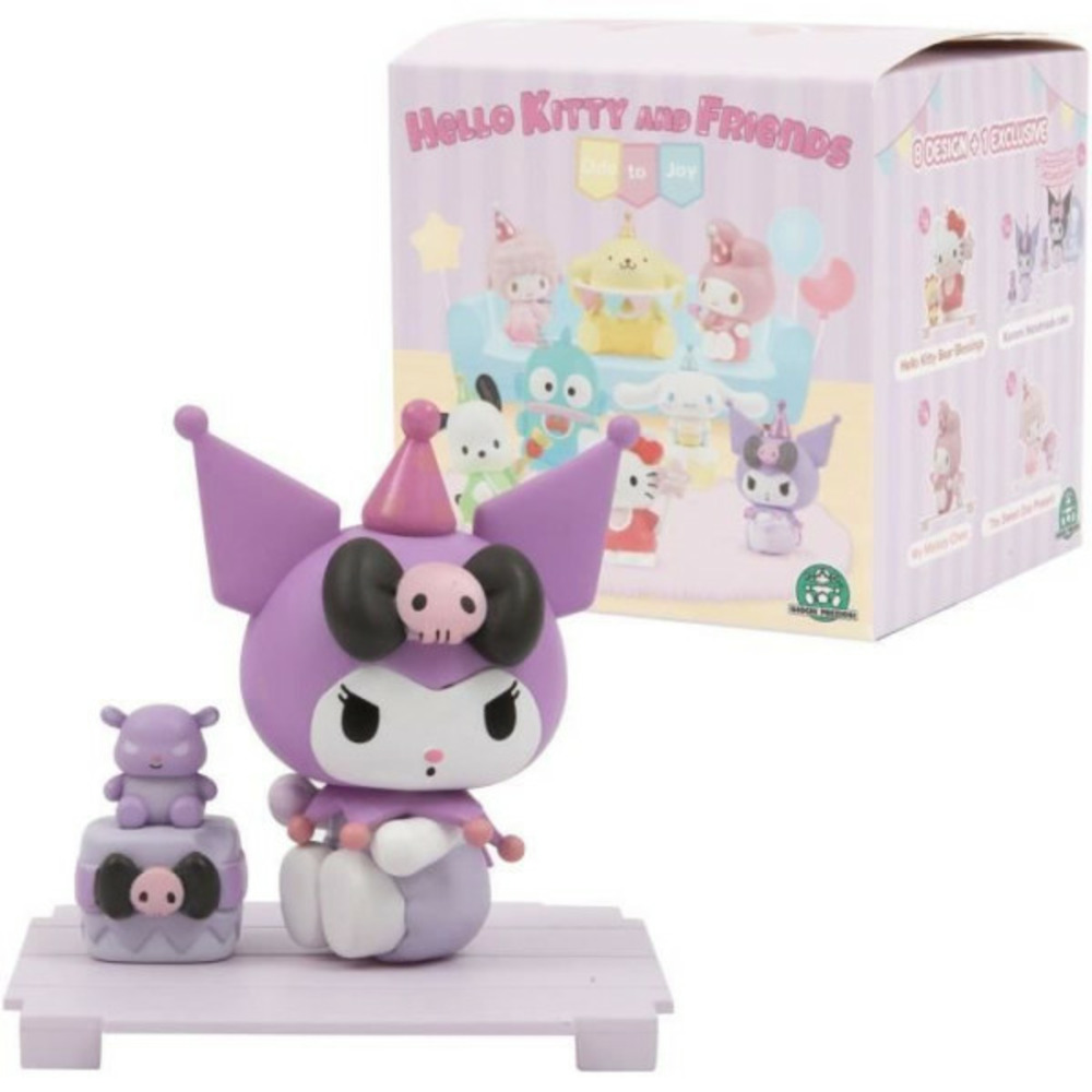Figurine + accessoires - - hello kitty - hkt36 - série ode to joy - modele aléatoire - 6,5 cm - des 3 ans