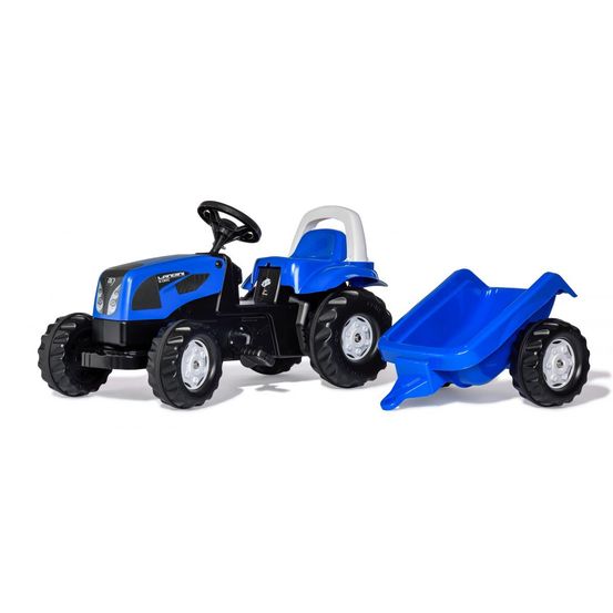 Tracteur a pedales + remorque rollykid landini