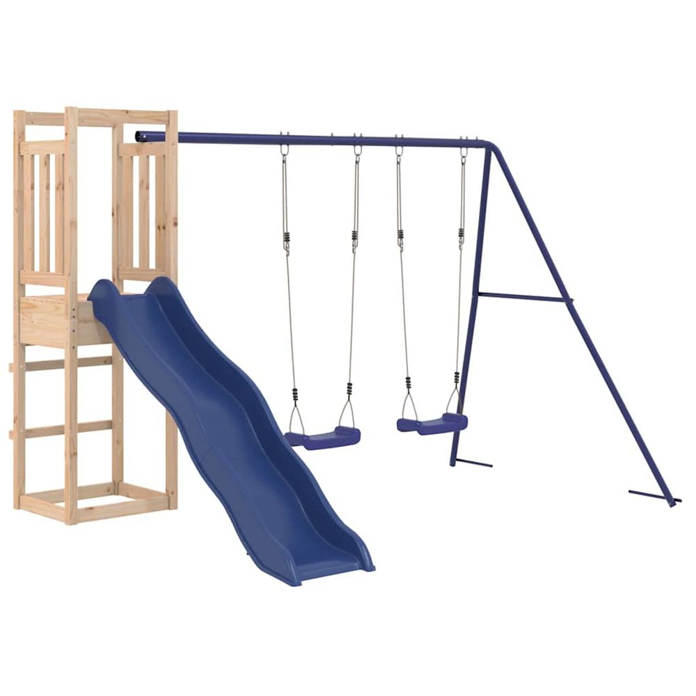 Aire de jeux d'extérieur bois de pin massif