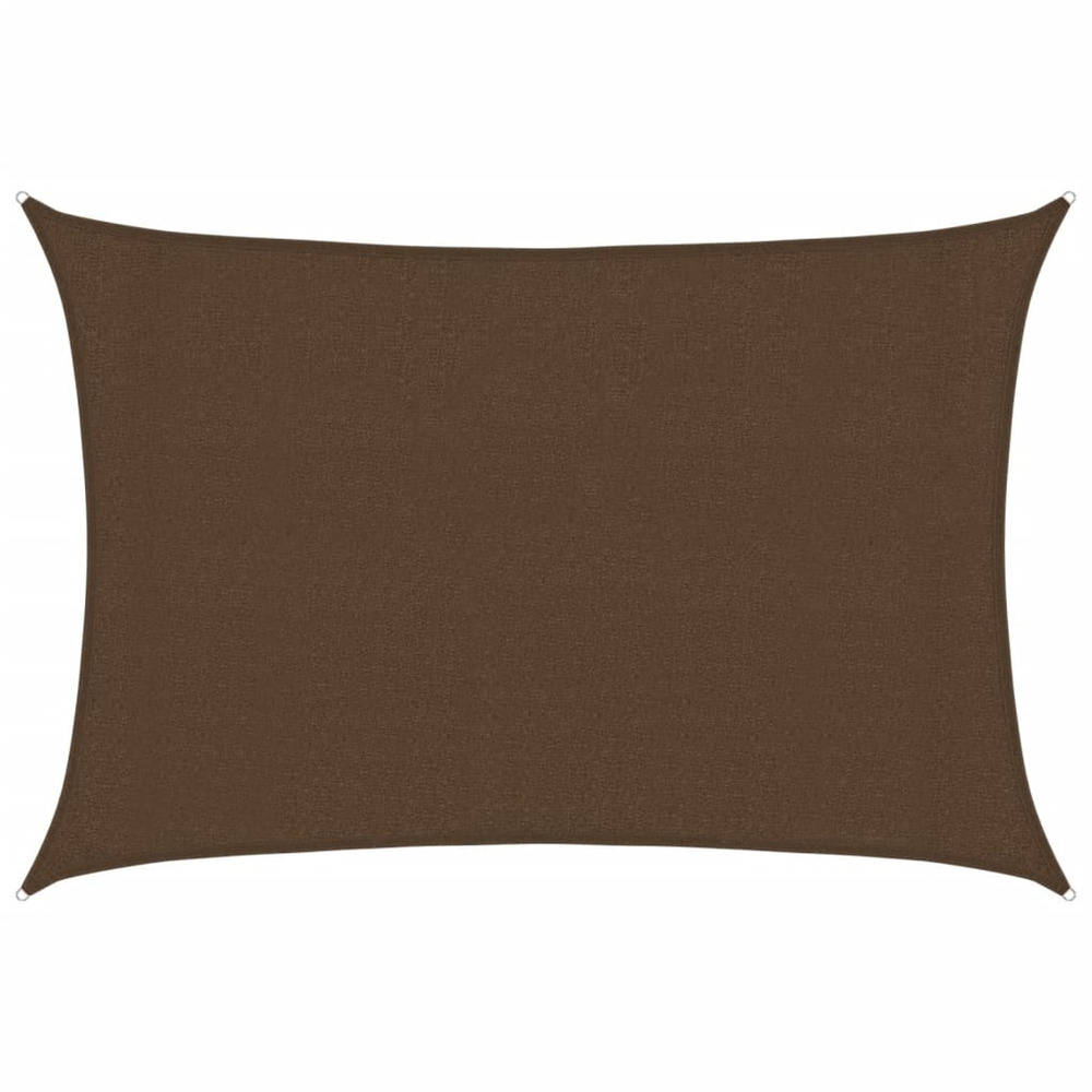 Voile d'ombrage 160 g/m² marron 3x5 m pehd