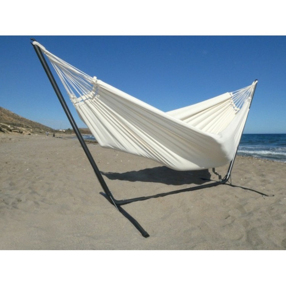Hamac sur pied inka xxl ecru