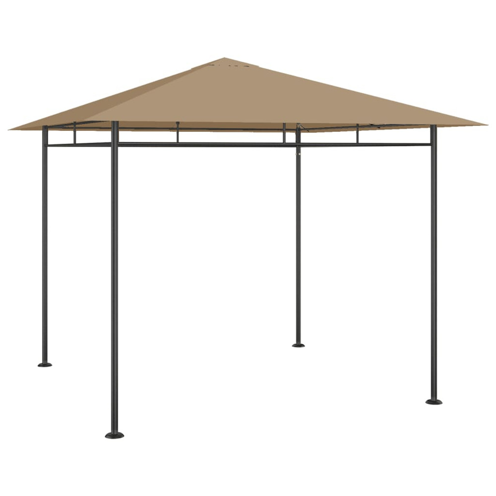 Belvédère 3x3x2,7 m taupe 180 g/m²
