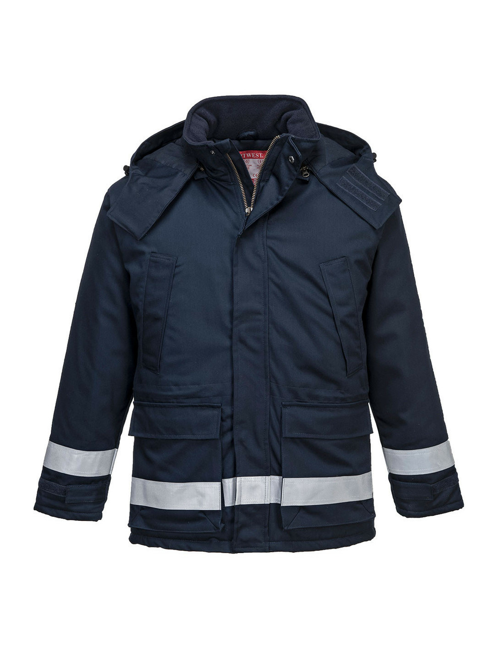 Parka hiver fr anti-statique couleur : marine taille xxxl - portwest