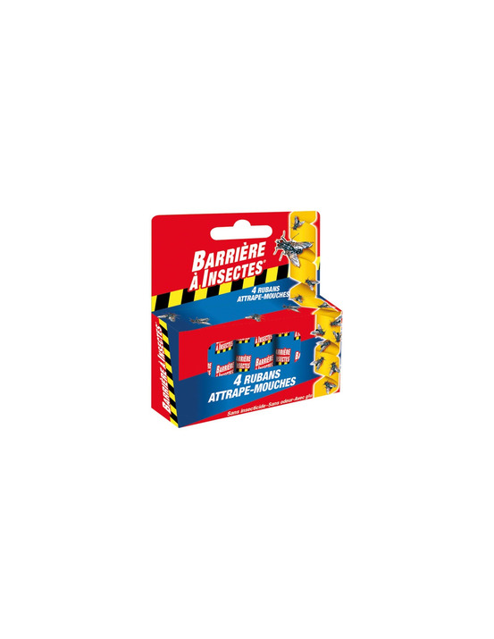 Attrape mouches ruban x4 /nc - barriere a insectes