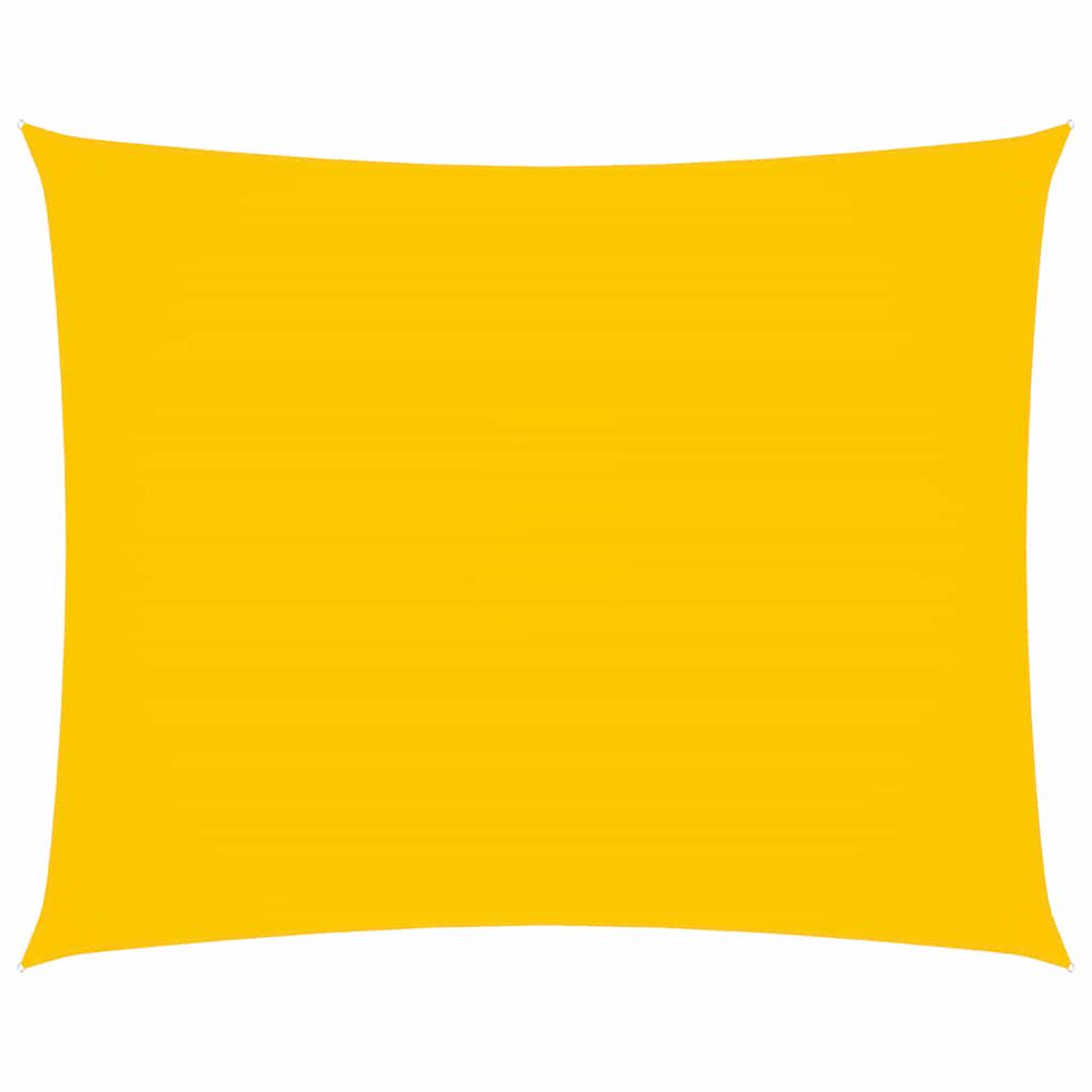 Voile de parasol tissu oxford rectangulaire 3x4 m jaune