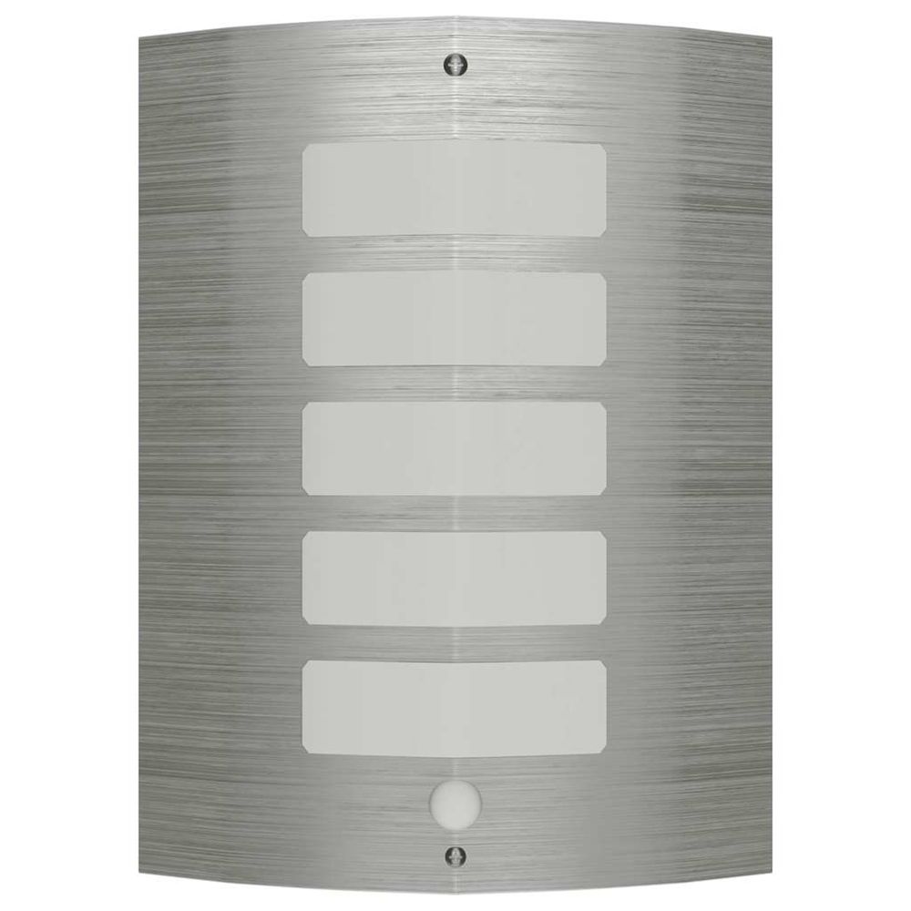 Lampe murale avec capteur de mouvement acier inoxydable
