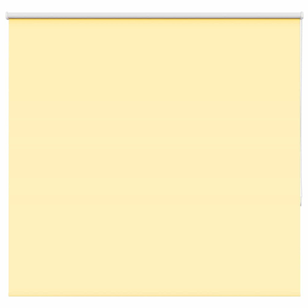 Store enrouleur occultant jaune largeur du tissu 161,6 cm