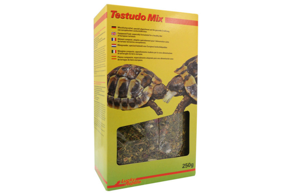 Aliment pour tortue terrestre - testudo mix 250gr - granulés / compléments alimentaires pour reptiles