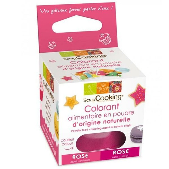 Colorant alimentaire rose foncé