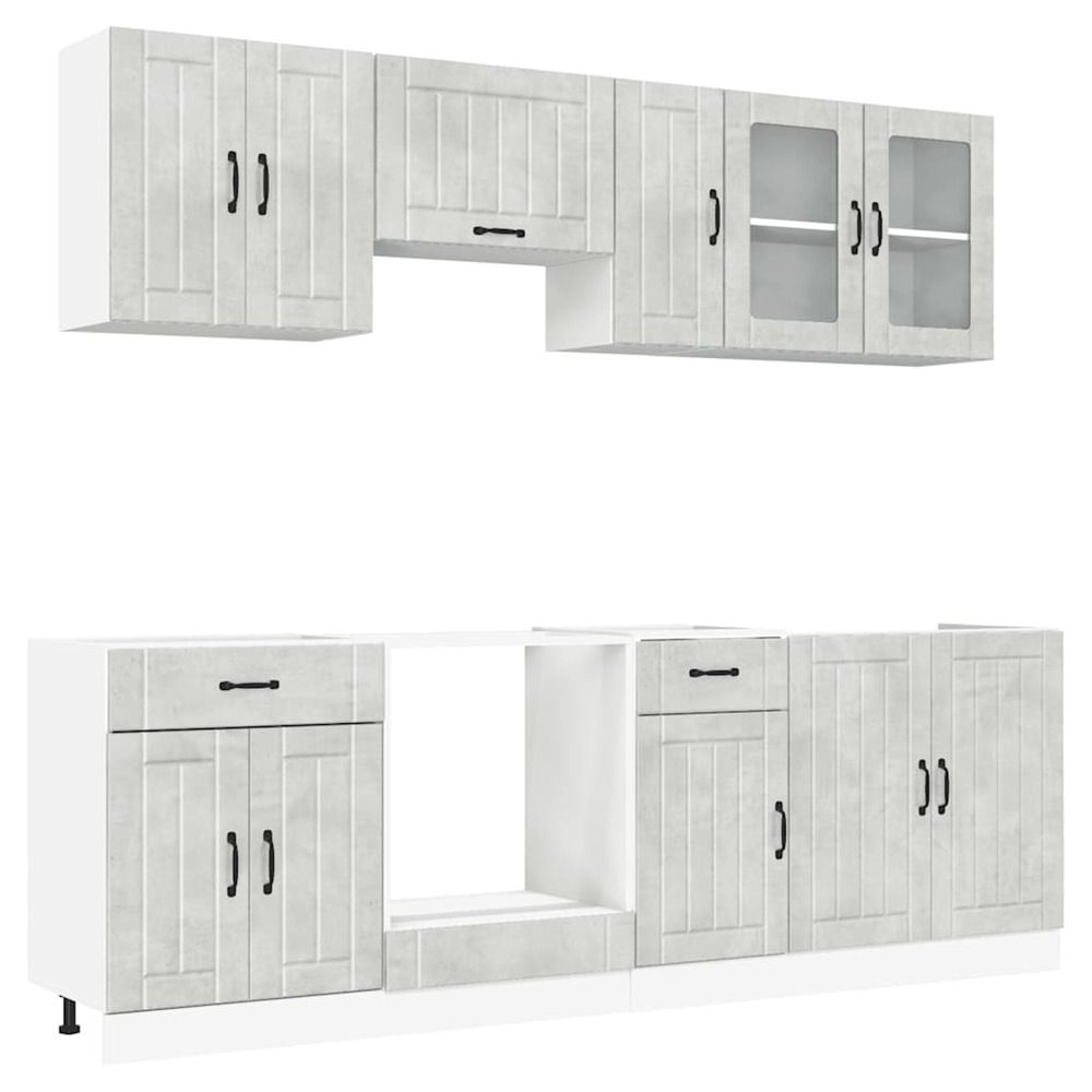 Ensemble de 8 meubles de cuisine 