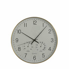 Mica decorations horloge andy - 40x40xafmetingen:40x40x0 cm - aluminium - l'or