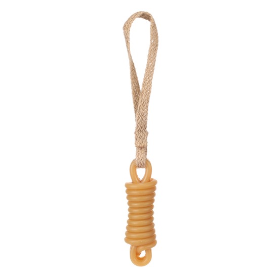 Jouet bâton avec corde de caoutchouc pour chien
