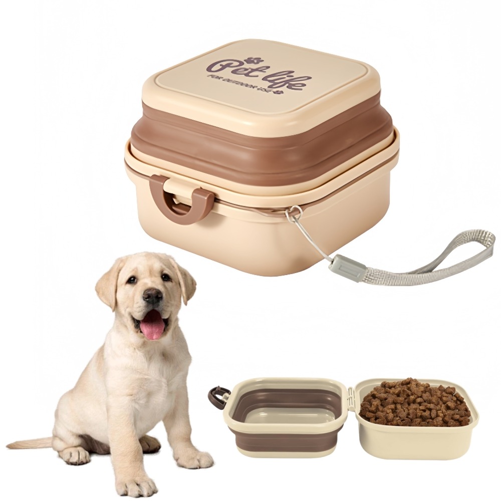 Gamelle pliable 2 en 1 pour chien