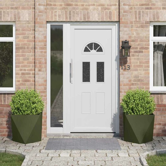 Jardinière 2 pcs vert olive 50 x 50 x 50 cm acier