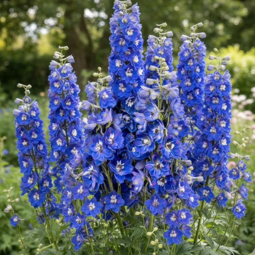 Pied-d'alouette blue bird, delphinium lot de 5 godets