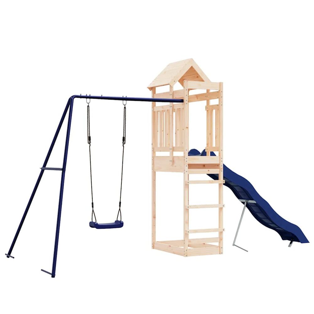 Aire de jeux d'extérieur bois de pin massif