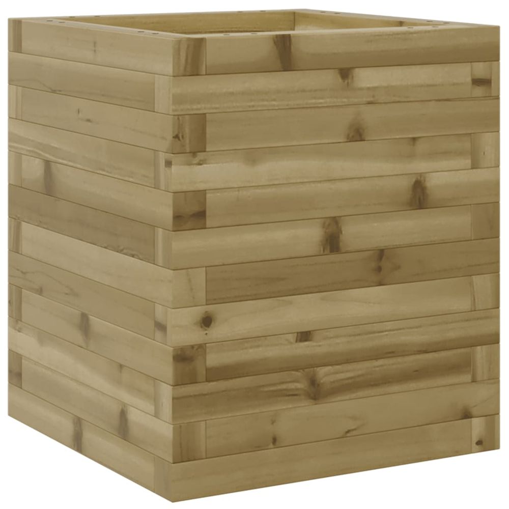 Jardinière d'extérieur 40x40x46 cm bois de pin imprégné