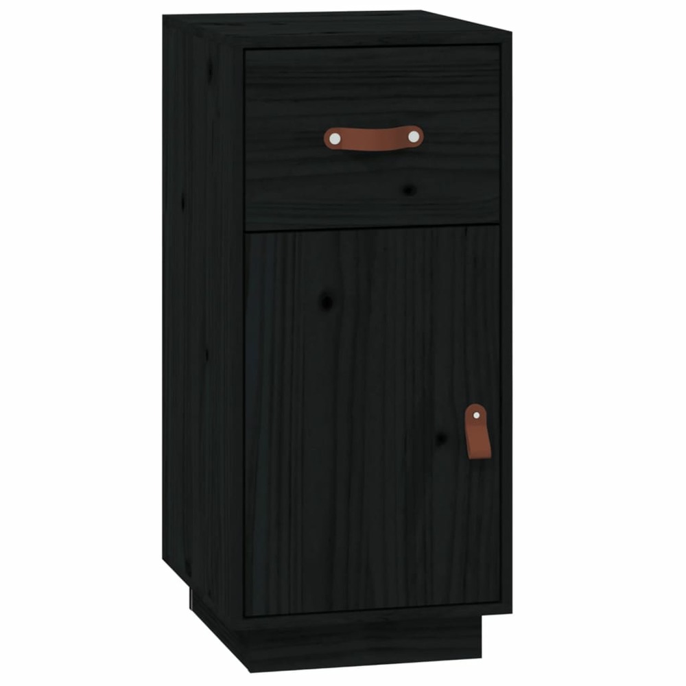 Buffet bahut commode armoire meuble de rangement organisateur cuisine salle de séjour salon 34 x 40 x 75 cm bois massif de pi