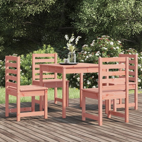 Ensemble à manger de jardin 5 pcs bois massif douglas