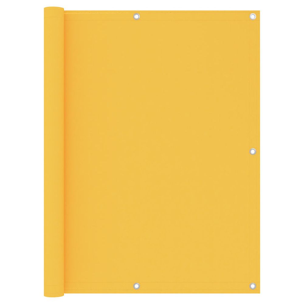 Écran de balcon jaune 120x400 cm tissu oxford