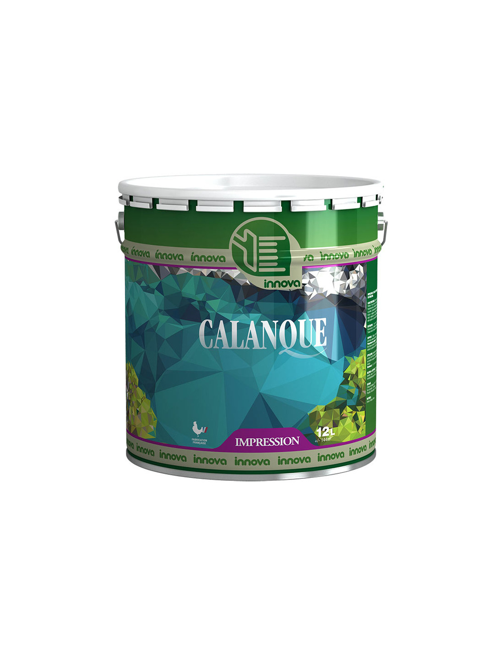 Peinture innova calanque impression blanc 12l - innova