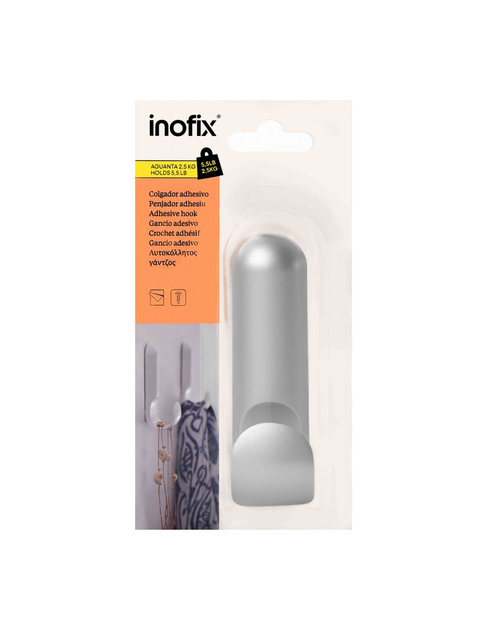 Crochet adhésif 2.5 kg - inofix