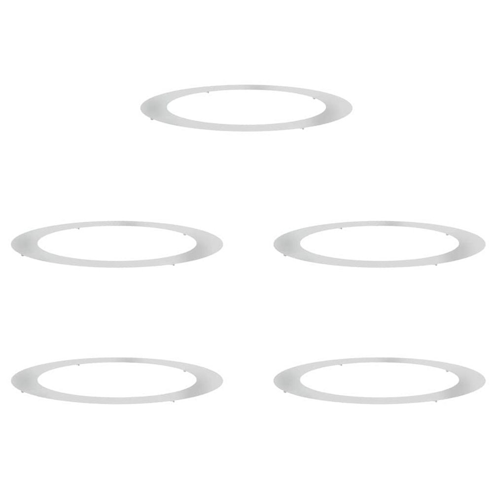 Adapté pour anneaux d'arbre plats 5 pc argent ø90/120 cm