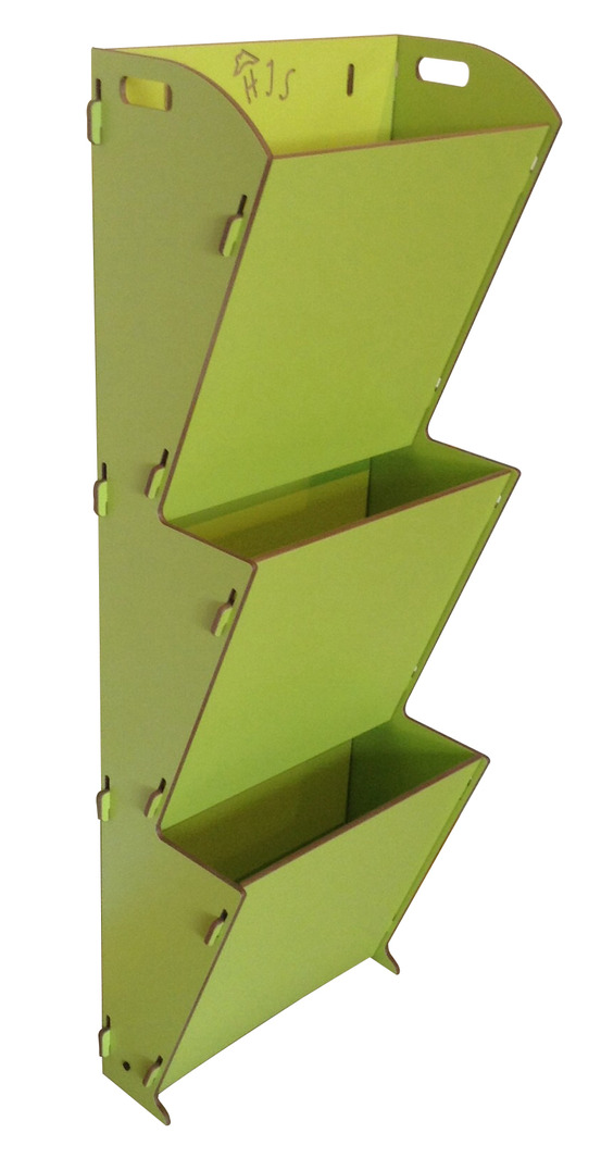 Jardinière murale à trois étages