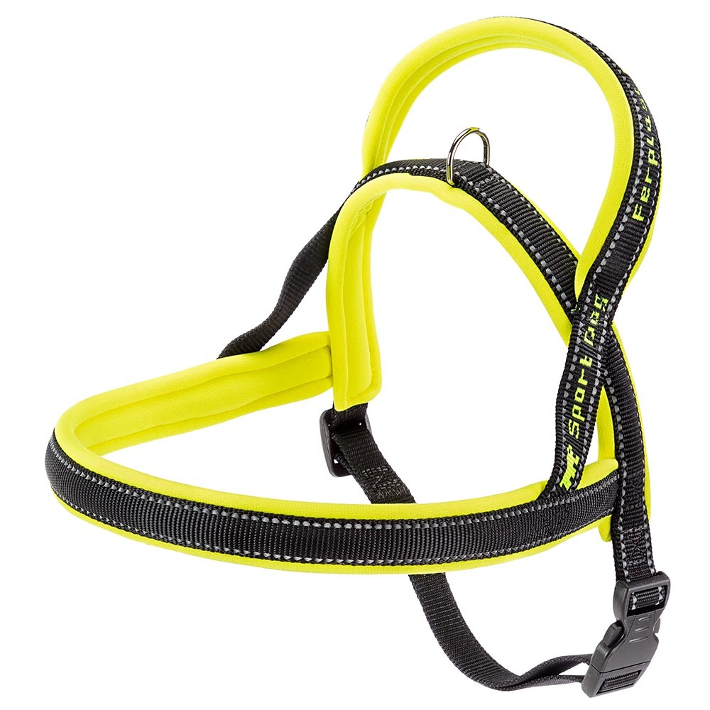 Ferplast harnais chien sport dog, harnais pour chien taille moyenne, harnais suédois, rembourrage doux, coutures réfléchissantes,