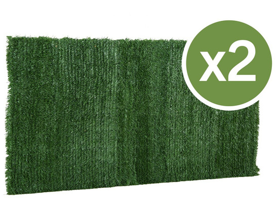 Lot de 2 haies artificielles - 300 x 150 cm