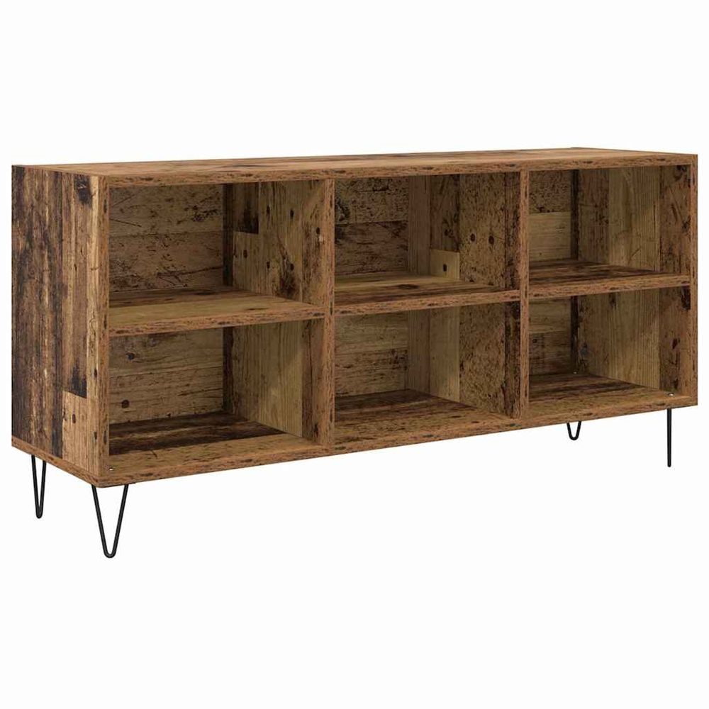 Meuble tv 103,5 x 30 x 50 cm bois ancien bois d'ingénierie