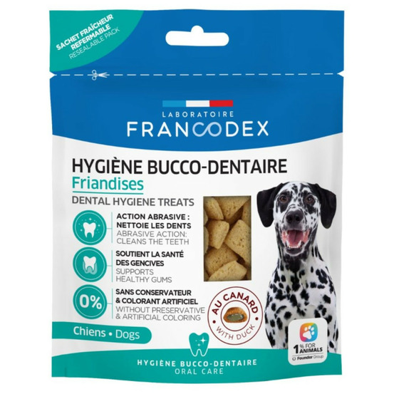 Friandises hygiène bucco-dentaire 75g pour chiens