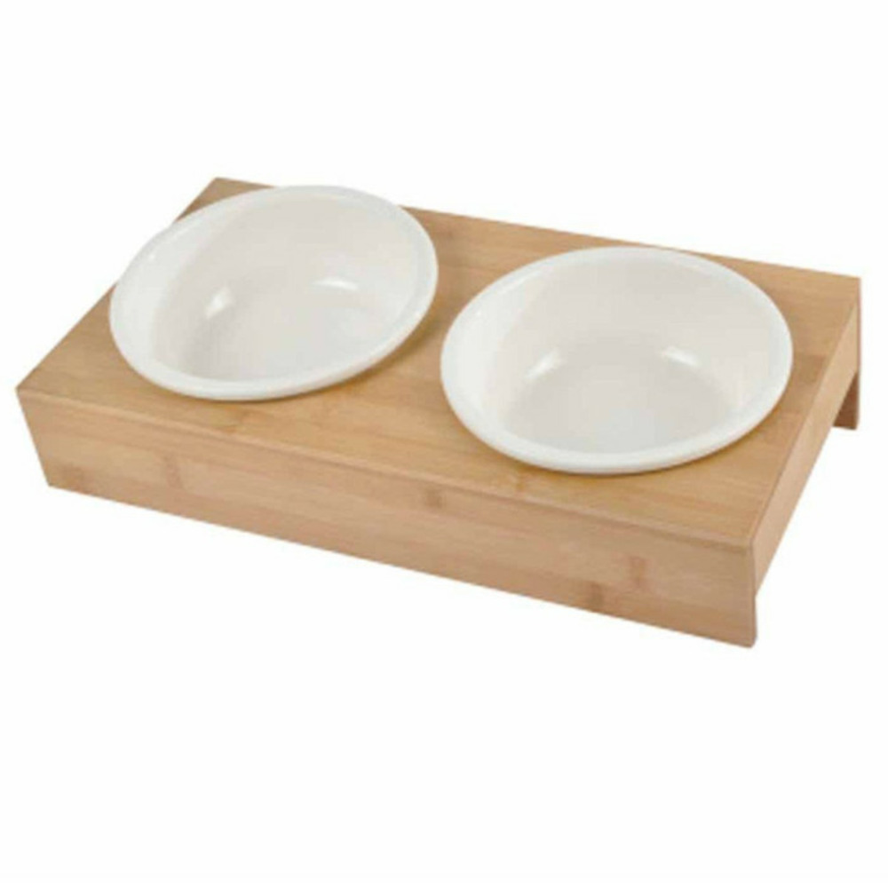 Lot de 2 gamelles chien & chat 