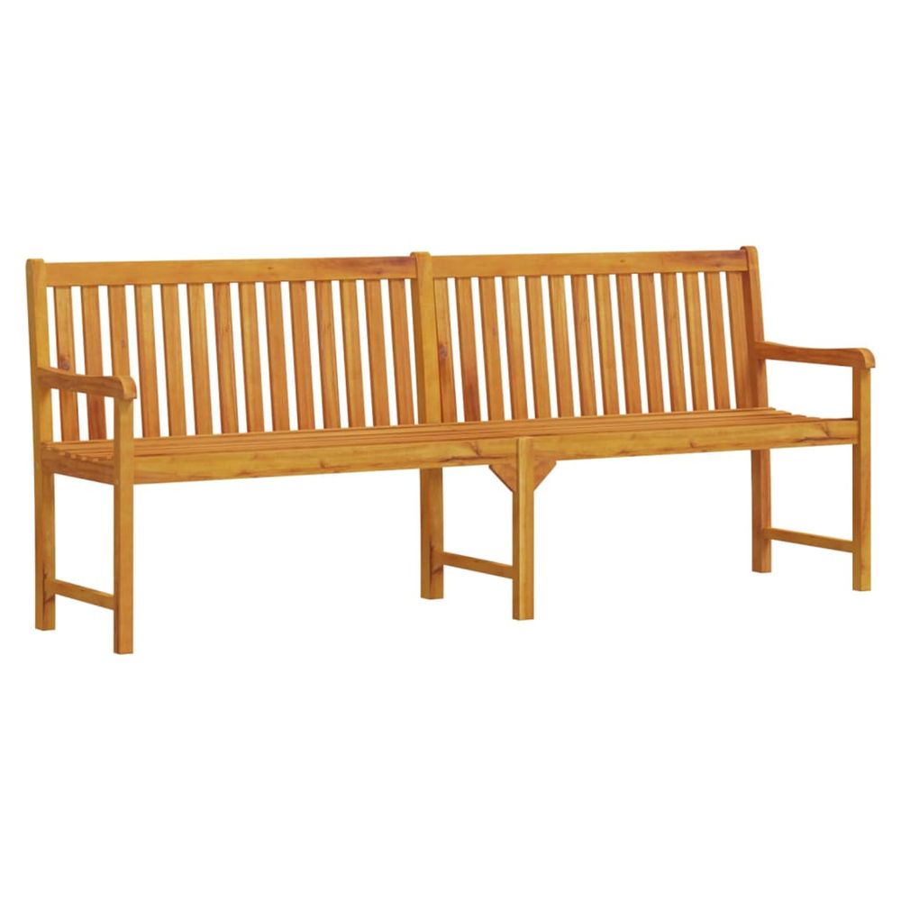 Banc de jardin 220 cm bois d'acacia solide