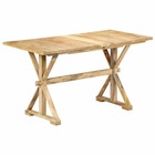Table de design bois de manguier massif - 118cm