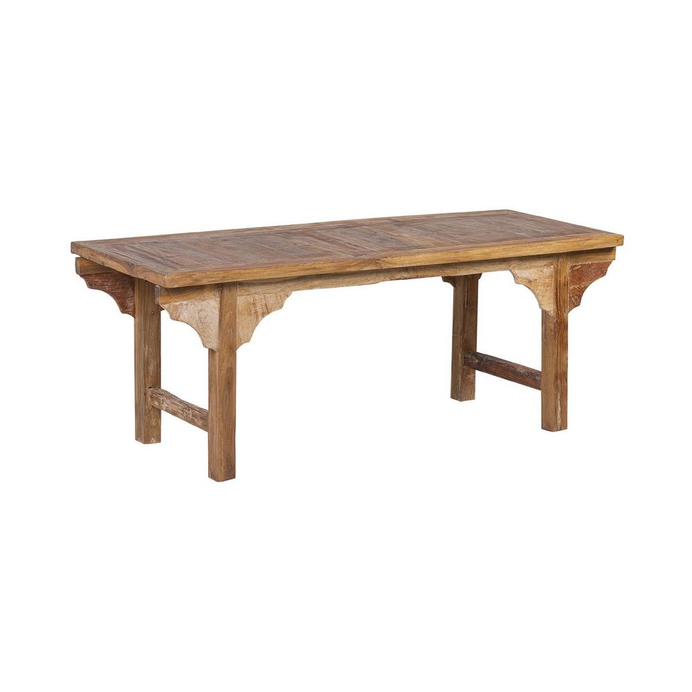 Table basse bois marron - décoration d'autrefois